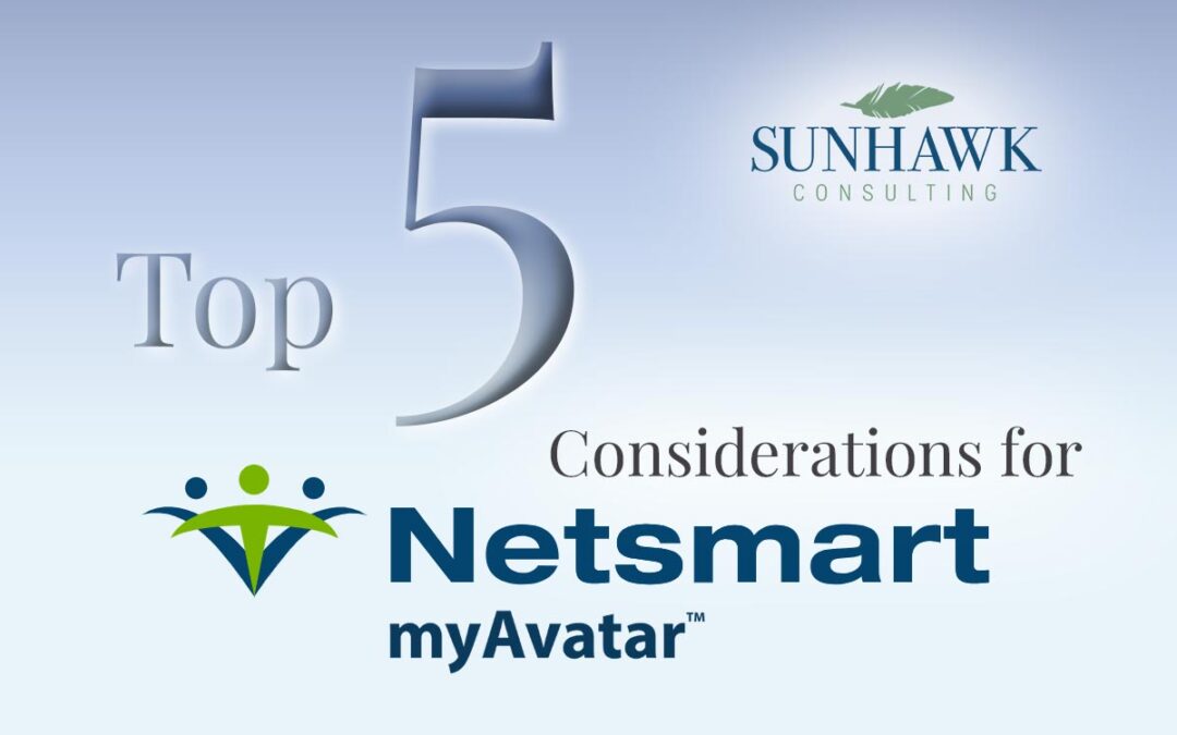 Top 5 Considerations for Your NetSmart Avatar Implementation – by James Rose