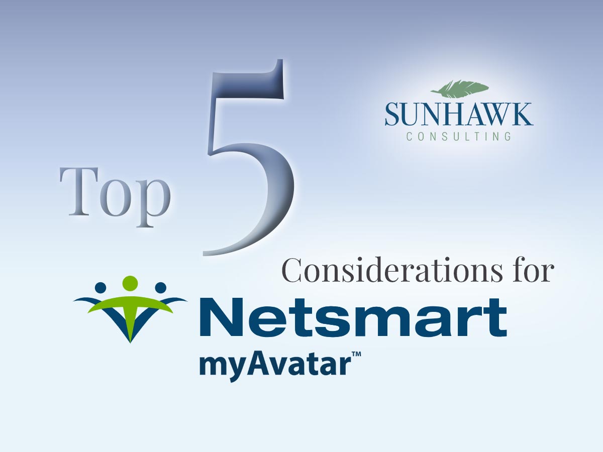 Top 5 Considerations for Your NetSmart Avatar Implementation by James