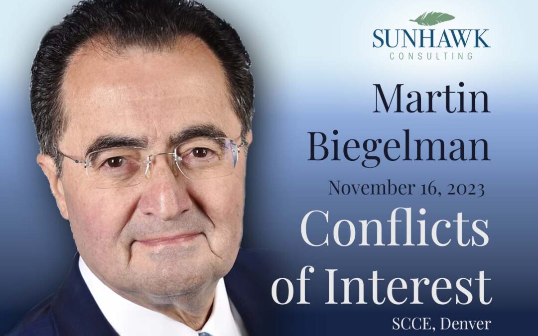 Martin Biegelman on Conflicts of Interest