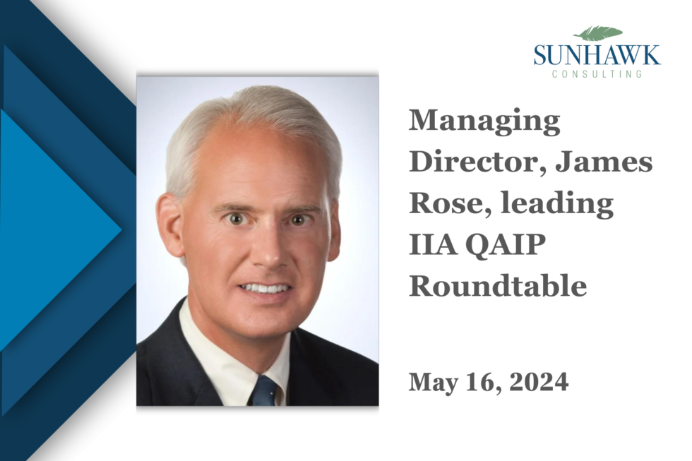 James Rose leading IIA QAIP Roundtable on May 16th