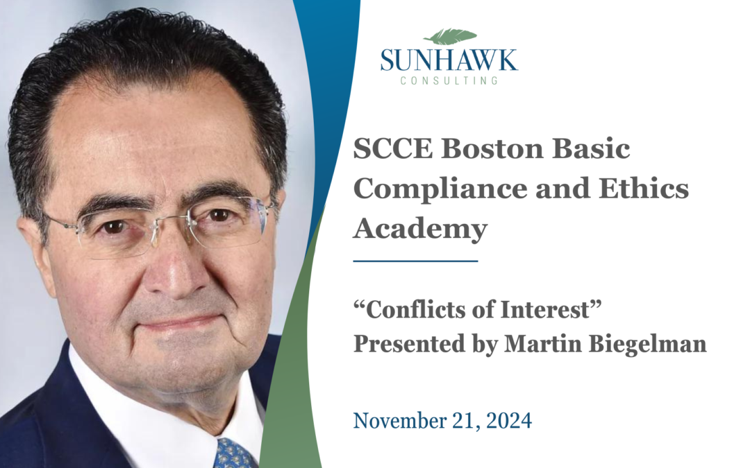 Martin Biegelman on Conflicts of Interest