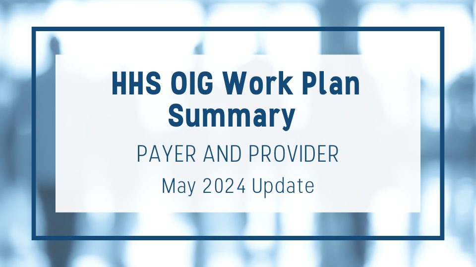 OIG Work Plan February 2024