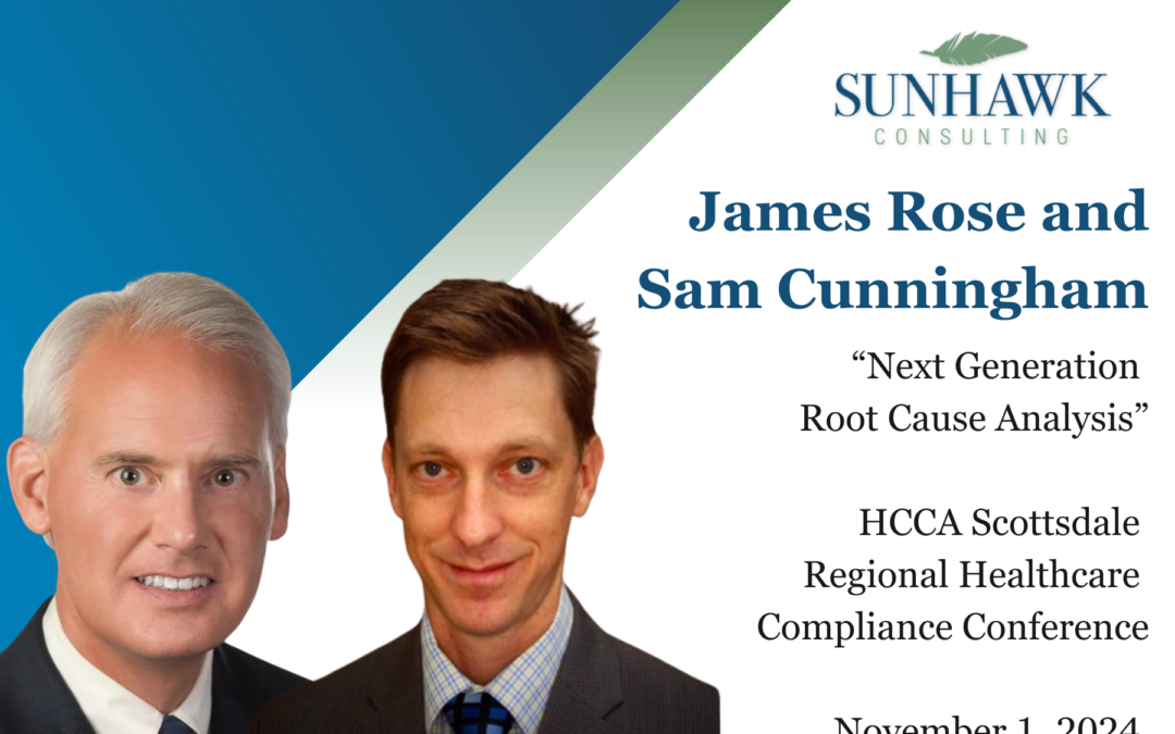 James Rose & Sam Cunningham to Present “Next Generation Root Cause Analysis”