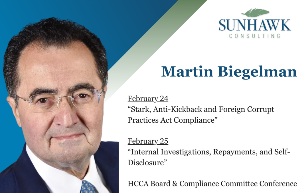 Martin Biegelman at HCCA Board & Compliance Committee Conference